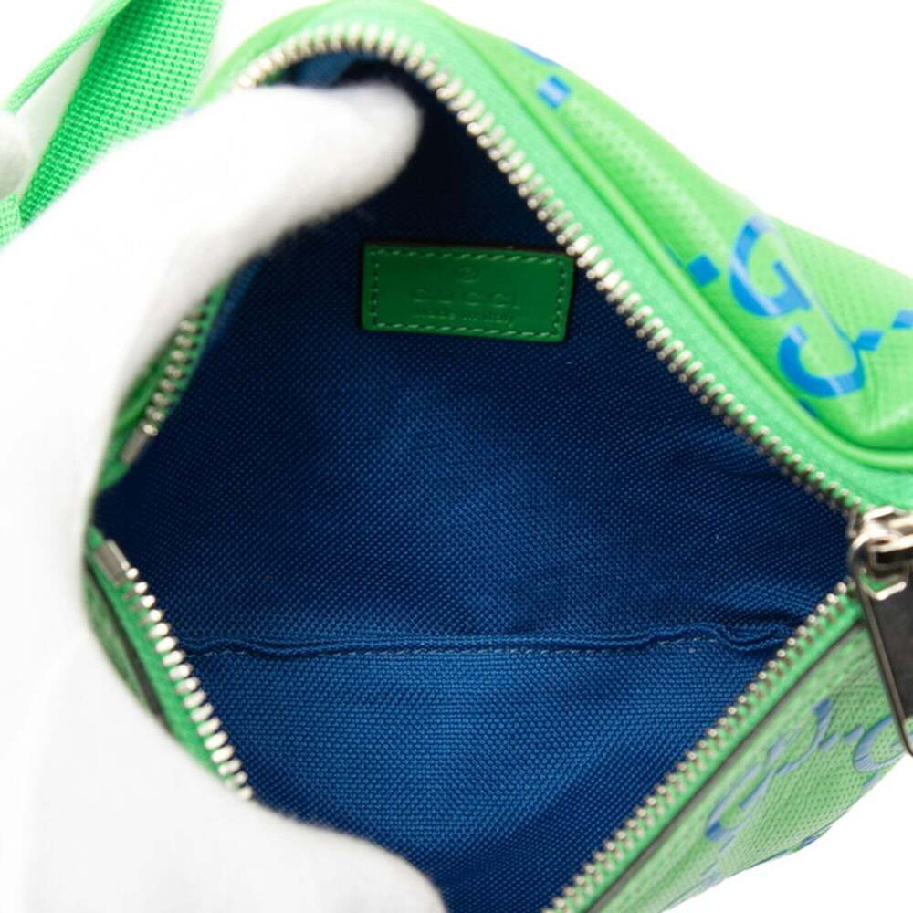 GUCCI Blue Leather Fanny Pack - Picture 4 of 6